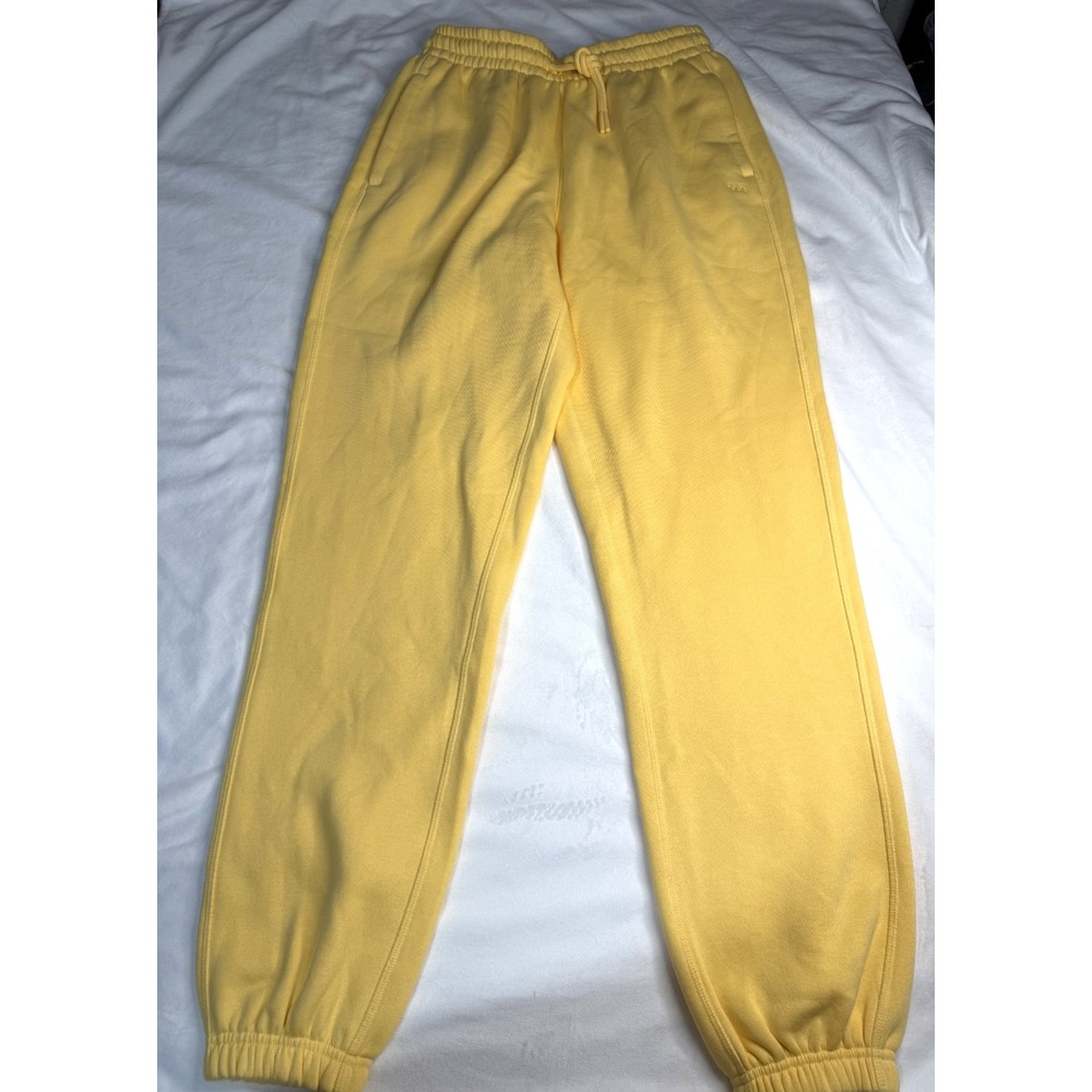 DSG Men Classic Fleece Cinch Jogger Sweatpants Yellow Size S Athletic Fit